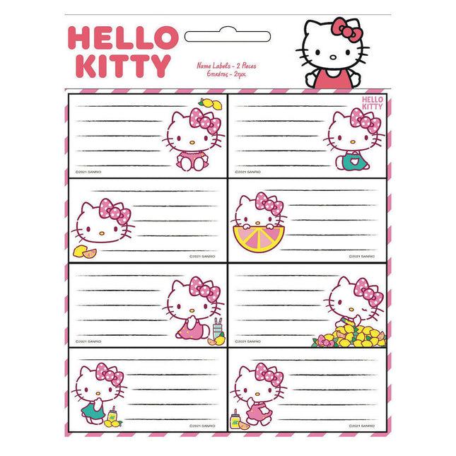 Hello Kitty Lemon füzetcímke 16 db-os