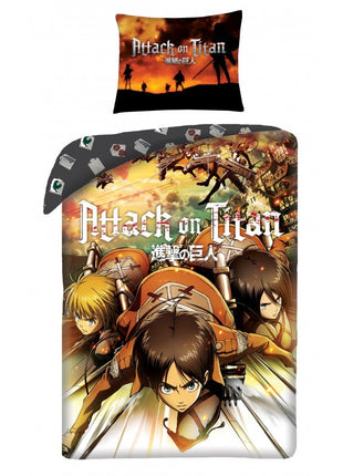 Attack on Titan ODM Gear ágyneműhuzat 140×200cm, 70×90 cm