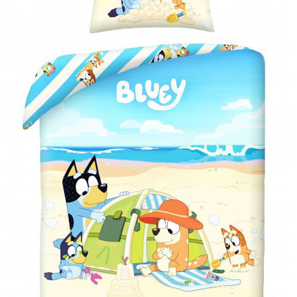 Bluey Beach ágyneműhuzat 140×200cm, 70x90 cm