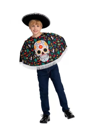 Halloween Day Of The Dead gyerek jelmez 110–120 cm méretben