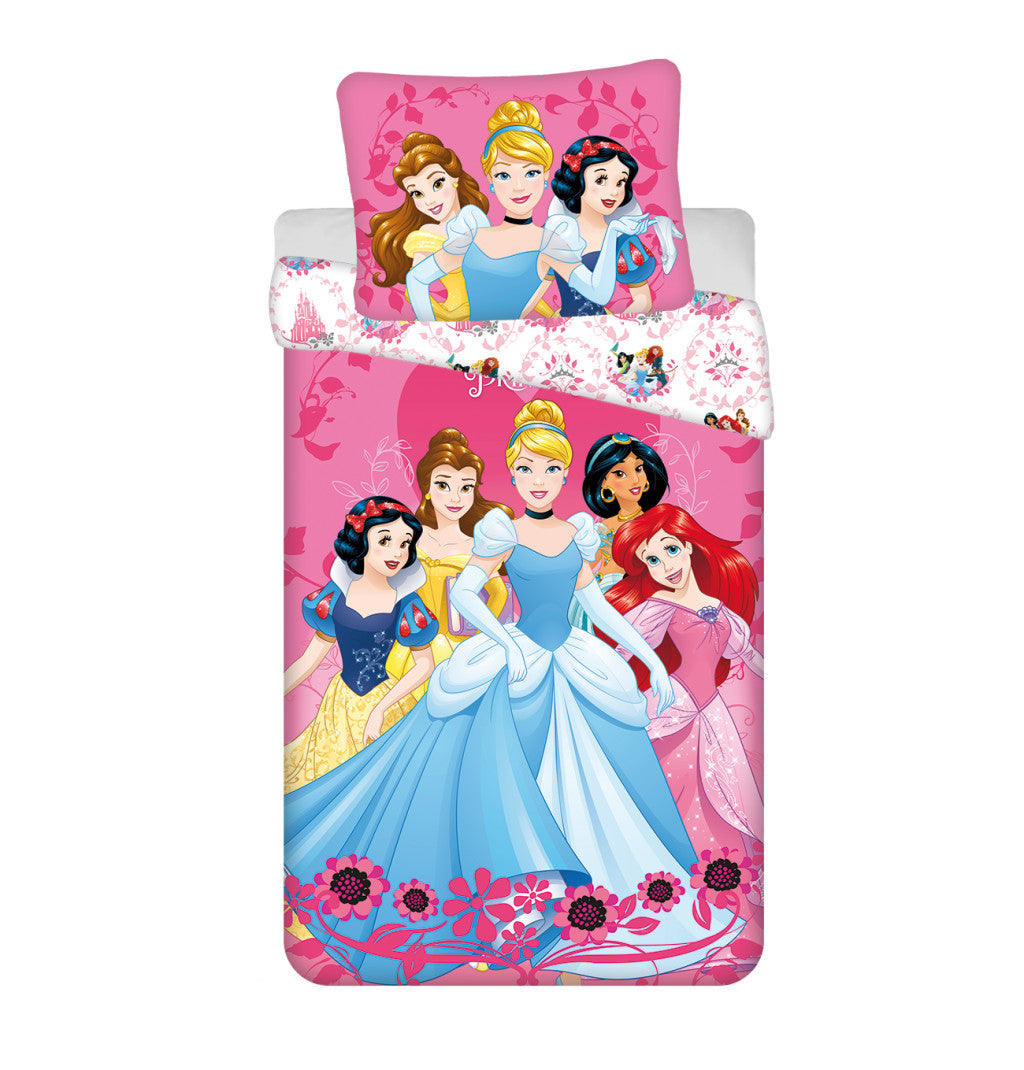 Disney Hercegnők Heart ágyneműhuzat 140×200cm, 70cm×90