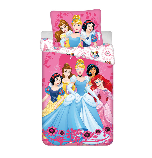 Disney Hercegnők Heart ágyneműhuzat 140×200cm, 70cm×90