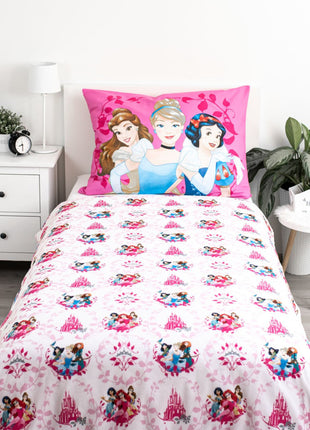 Disney Hercegnők Heart ágyneműhuzat 140×200cm, 70cm×90