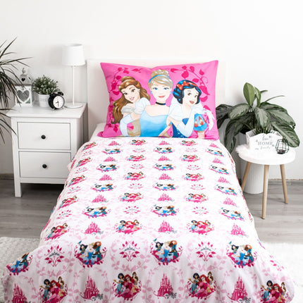 Disney Hercegnők Heart ágyneműhuzat 140×200cm, 70cm×90