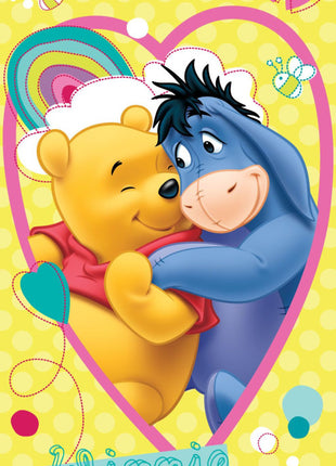Disney Micimackó Smile fürdőlepedő, strand törölköző 70x140cm
