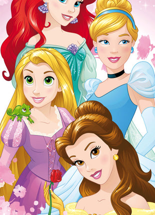 Disney Hercegnők Royal fürdőlepedő, strand törölköző 70x140cm