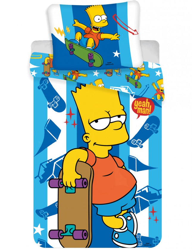 A Simpson család Bart ágyneműhuzat 140×200cm, 70×90 cm