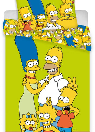 A Simpson család Green ágyneműhuzat 140×200cm, 70×90 cm