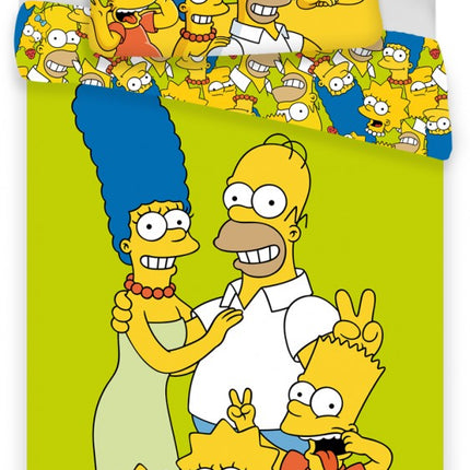 A Simpson család Green ágyneműhuzat 140×200cm, 70×90 cm