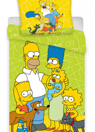 A Simpson család Family ágyneműhuzat 140×200cm, 70×90 cm