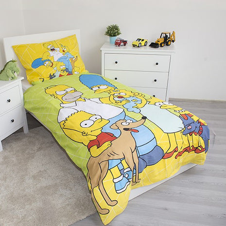 A Simpson család Family ágyneműhuzat 140×200cm, 70×90 cm