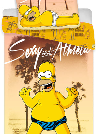 A Simpson család Beach ágyneműhuzat 140×200cm, 70×90 cm