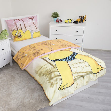 A Simpson család Beach ágyneműhuzat 140×200cm, 70×90 cm