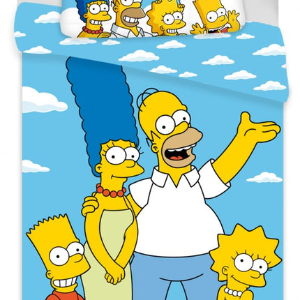 A Simpson család Clouds ágyneműhuzat 140×200cm, 70×90 cm