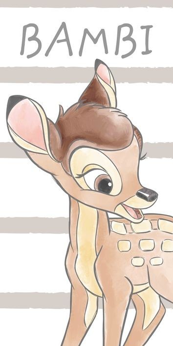 Disney Bambi fürdőlepedő, strand törölköző Stripe 70*140cm