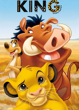 Disney Az Oroszlánkirály Pride Lands Trio fürdőlepedő, strand törölköző 70x140cm