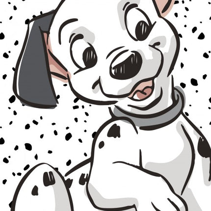 Disney 101 kiskutya White fürdőlepedő, strand törölköző 70x140cm