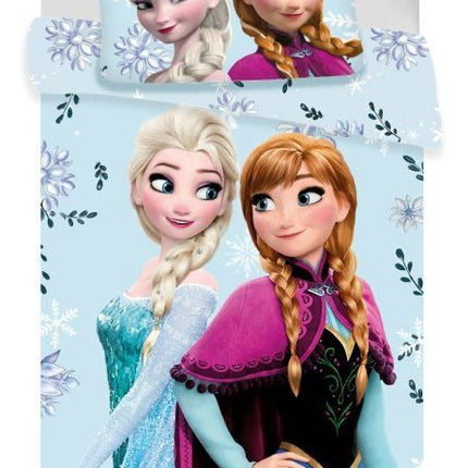 Disney Jégvarázs Floral ágyneműhuzat 140×200cm, 70×90 cm