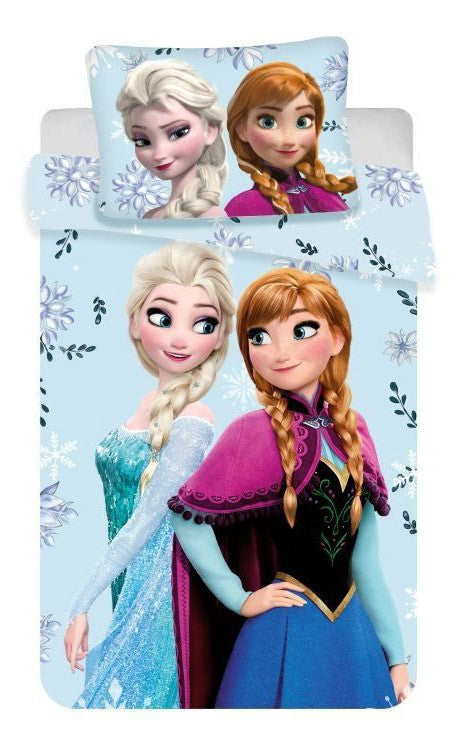 Disney Jégvarázs Floral ágyneműhuzat 140×200cm, 70×90 cm