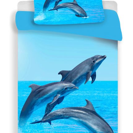 Delfin Trio ágyneműhuzat 140×200cm, 70x90 cm microfibre