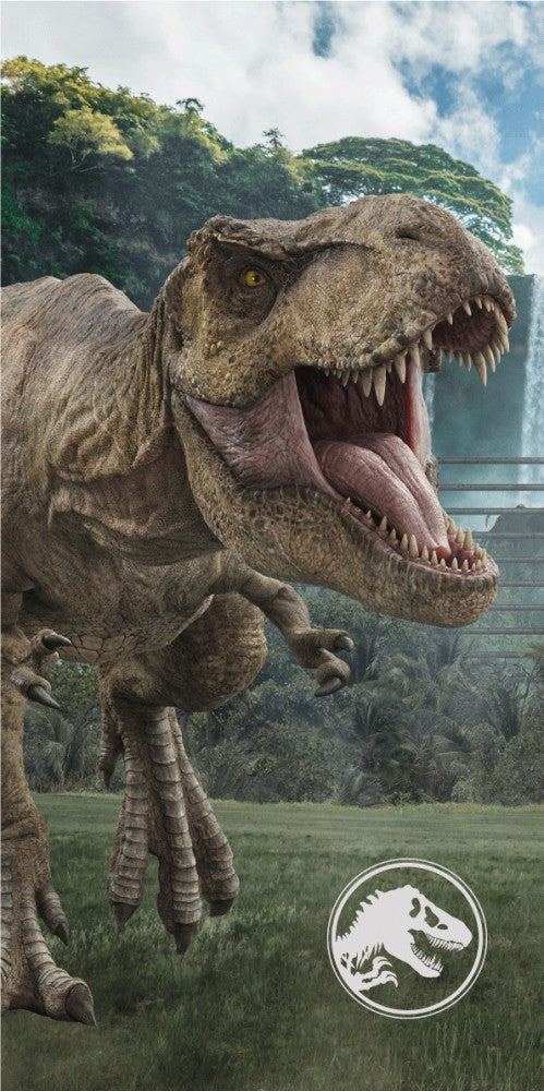 Jurassic World Dominion fürdőlepedő, strand törölköző 70*140cm