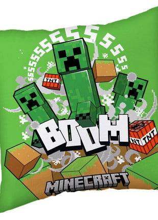Minecraft Creeper Boom párna, díszpárna 40 x 40 cm