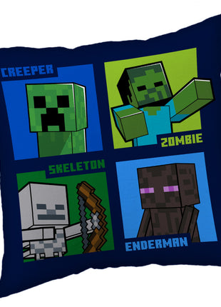Minecraft Mob Callout párna, díszpárna 40 x 40 cm