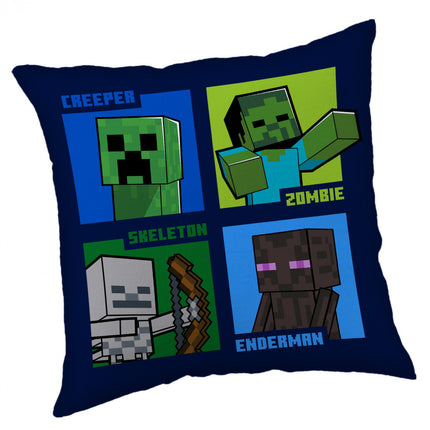 Minecraft Mob Callout párna, díszpárna 40 x 40 cm
