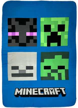Minecraft Bad Mobs szuper puha polár takaró 100x150cm