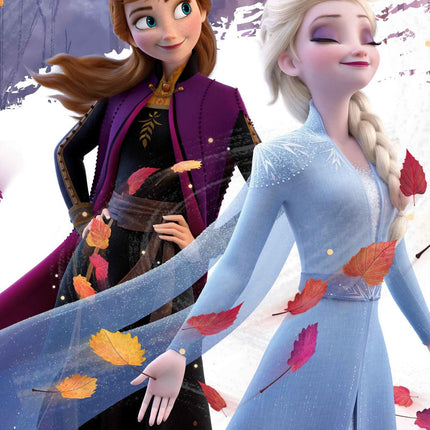 Disney Jégvarázs Leaves fürdőlepedő, strand törölköző 70x140cm