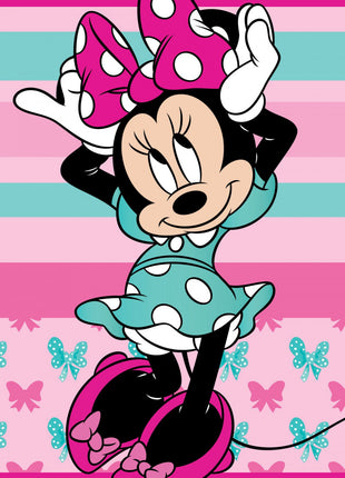 Disney Minnie Hearts fürdőlepedő, strand törölköző 70x140cm