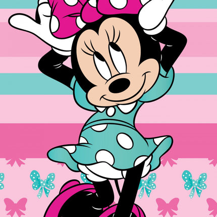 Disney Minnie Hearts fürdőlepedő, strand törölköző 70x140cm