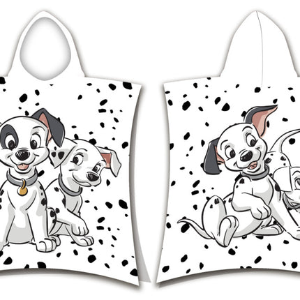 Disney 101 Kiskutya White strand törölköző poncsó 50x115cm