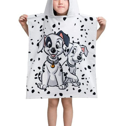 Disney 101 Kiskutya White strand törölköző poncsó 50x115cm