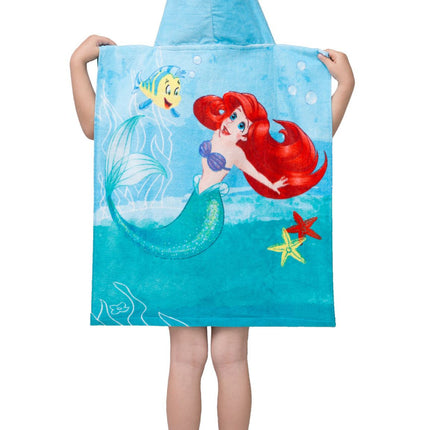 Disney Hercegnők Ariel törölköző poncsó 50x115 cm