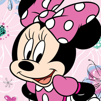 Disney Minnie Flowers mikroflanel takaró 100x150cm