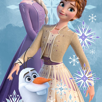 Disney Jégvarázs Olaf and the Sisters fürdőlepedő, strand törölköző 70x140 cm