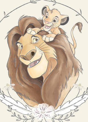 Disney Az Oroszlánkirály Simba fürdőlepedő, strand törölköző 70x140cm