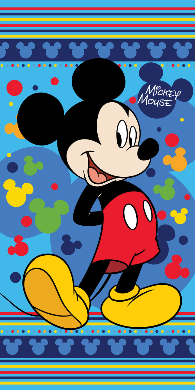 Disney Mickey Hello fürdőlepedő, strand törölköző  70x140cm