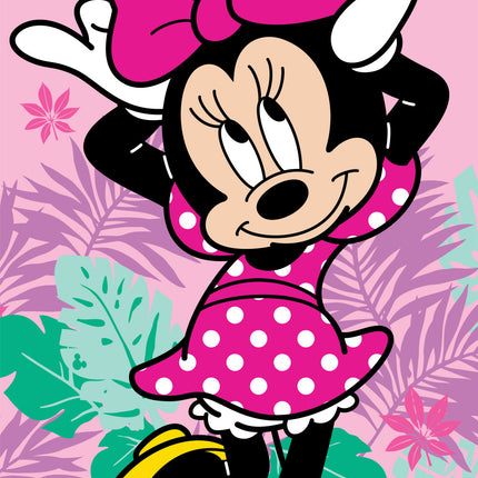 Disney Minnie Pretty in Pink fürdőlepedő, strand törölköző  70x140cm