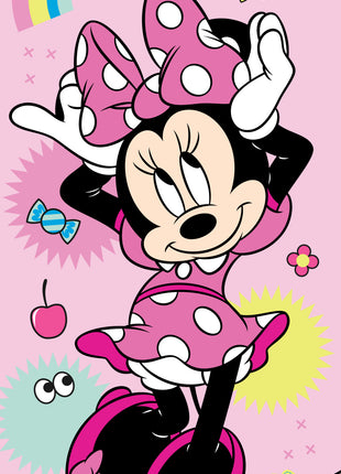Disney Minnie Rainbow fürdőlepedő, strand törölköző  70x140cm