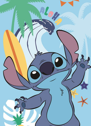 Disney Lilo és Stitch, A csillagkutya Summer fürdőlepedő, strand törölköző 70x140cm
