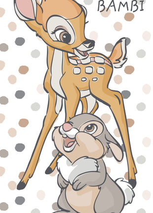 Disney Bambi, Dotty fürdőlepedő, strand törölköző 70x140cm