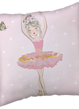 Balett, Balerina párna, díszpárna 40 x 40 cm