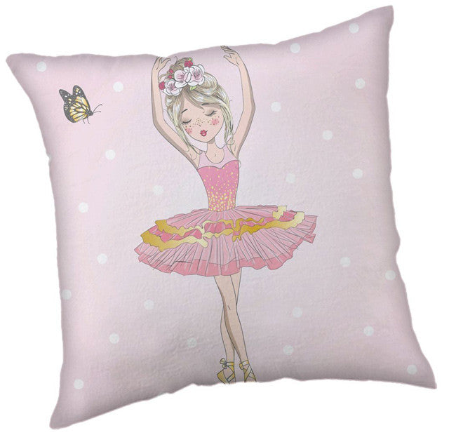 Balett, Balerina párna, díszpárna 40 x 40 cm
