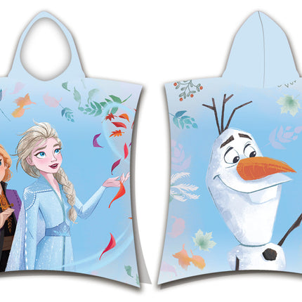 Disney Jégvarázs Blue strand törölköző poncsó 50x115cm