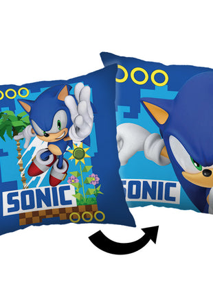 Sonic a sündisznó Coin Chase párna, díszpárna 40x40 cm