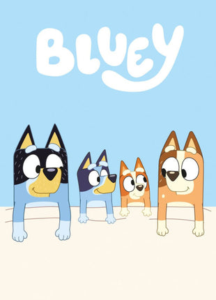 Bluey Sleep fürdőlepedő, strand törölköző 70x140cm