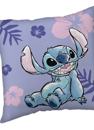 Disney Lilo és Stitch, A csillagkutya Ohana párnahuzat 40x40 cm Velúr