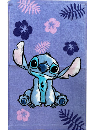 Disney Lilo és Stitch, a csillagkutya Purple kéztörlő, arctörlő, törölköző 30x50cm
